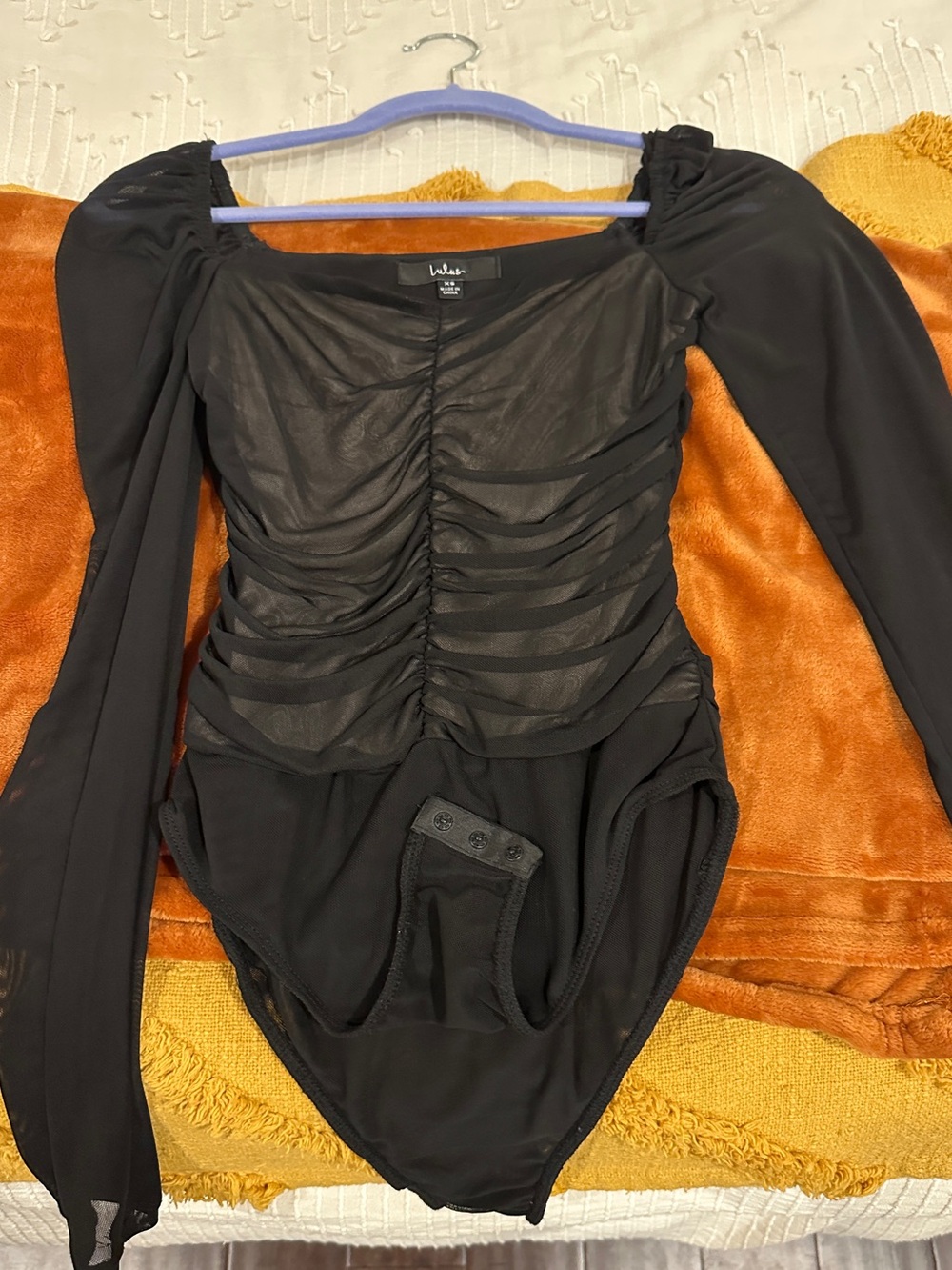 Lulus mesh bodysuit
